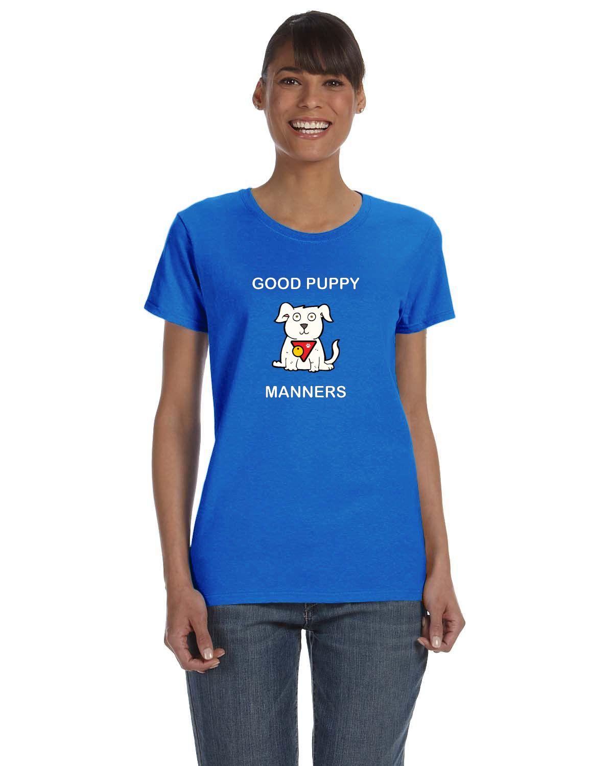 Good Puppy Manners Ladies Short sleeved Tee